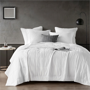 Olliix Sharper Image Cooling Touch King Blanket Polyester in White