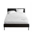Olliix Sharper Image Embossed Microfiber King Mattress Pad Microfiber in White