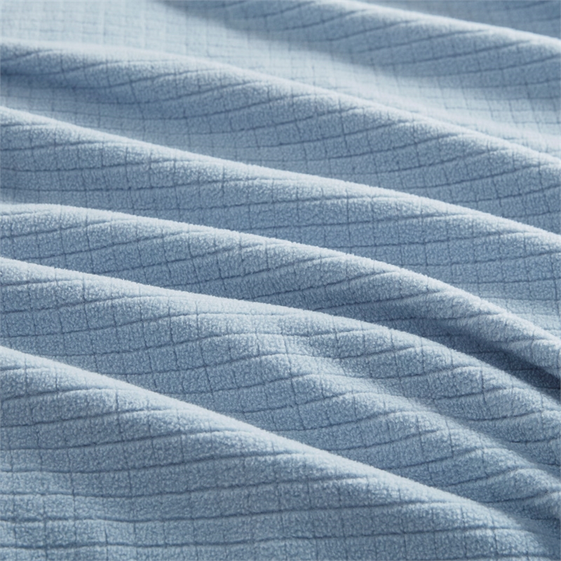 Olliix True North by Sleep Philosophy Microfleece Twin Blanket Polyester in Blue