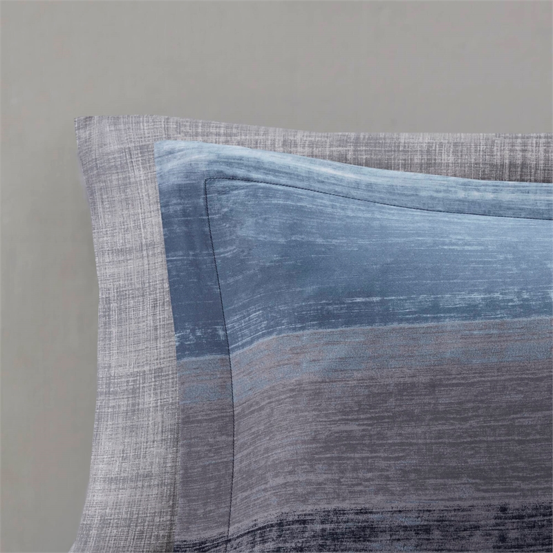 Olliix Madison Park Essentials Saben Twin Comforter Set Cotton in Navy