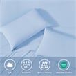 Olliix Main Street Ice Touch Twin Sheet Set Nylon/Spandex in Ice Blue