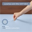 Olliix Main Street Ice Touch Twin Sheet Set Nylon/Spandex in Ice Blue