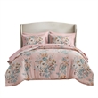 Olliix Madison Park Essentials Heather Queen Comforter Set Polyester in Pink