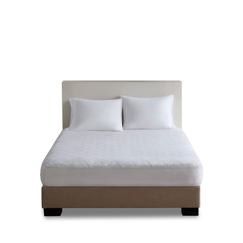 Olliix Sleep Philosophy Twin XL Mattress Pad Cotton in White