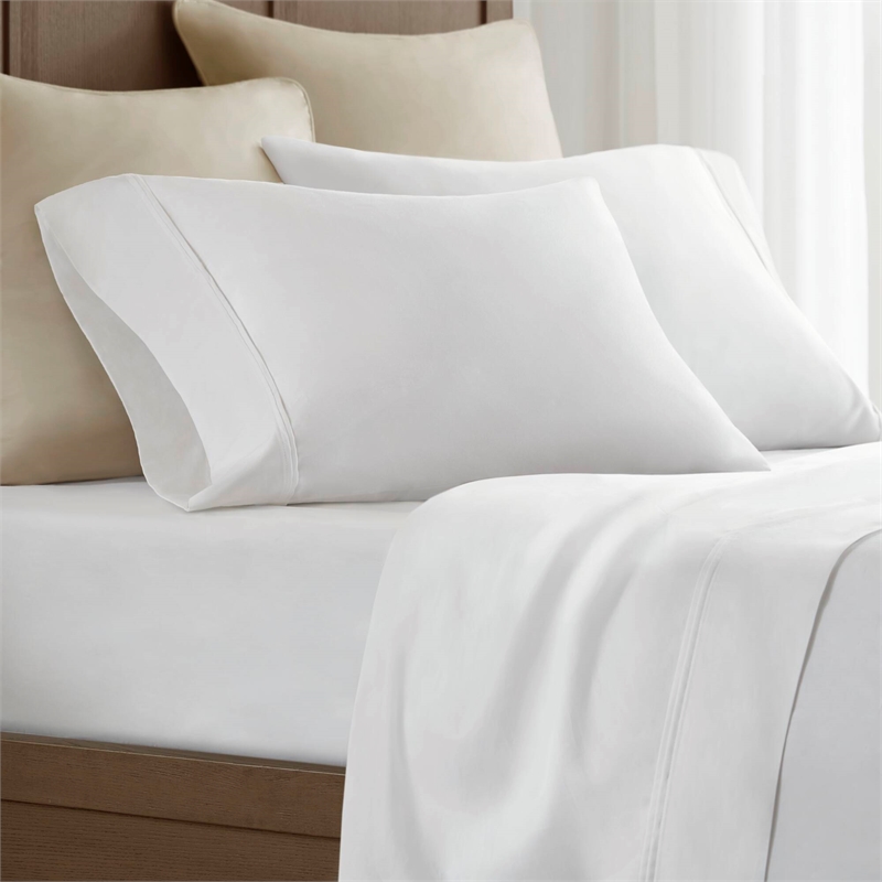 Olliix Harbor House Egyptian King Sham Pillowcase Set in White
