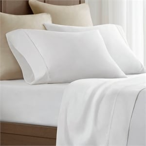 Olliix Harbor House Egyptian King Sham Pillowcase Set in White