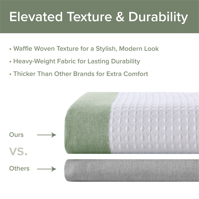 Olliix Madison Park Spa Waffle 72x78