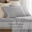 Olliix Harbor House Egyptian Standard Sham Pillowcase Set in Grey