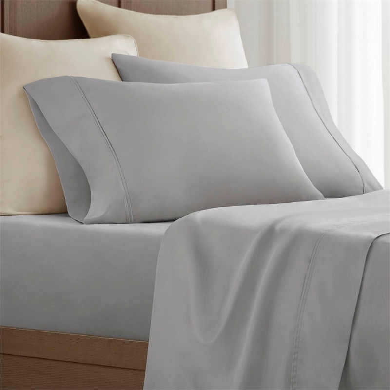Olliix Harbor House Egyptian Standard Sham Pillowcase Set in Grey
