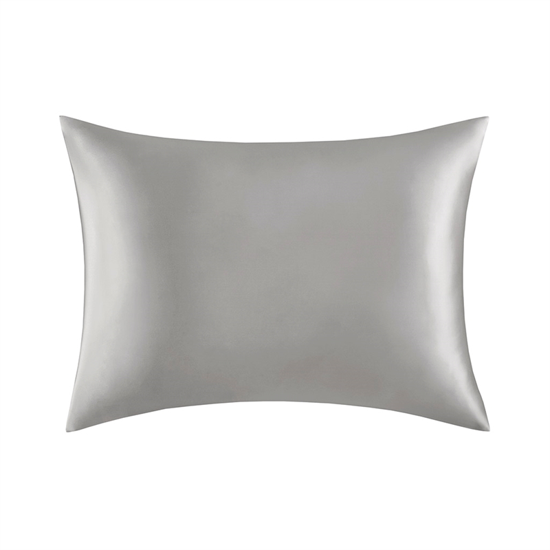 Olliix Madison Park Silk Standard Pillowcase Mulberry silk in Grey