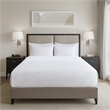 Olliix Nomad Home King Jacquard Essential Lark Coverlet in White