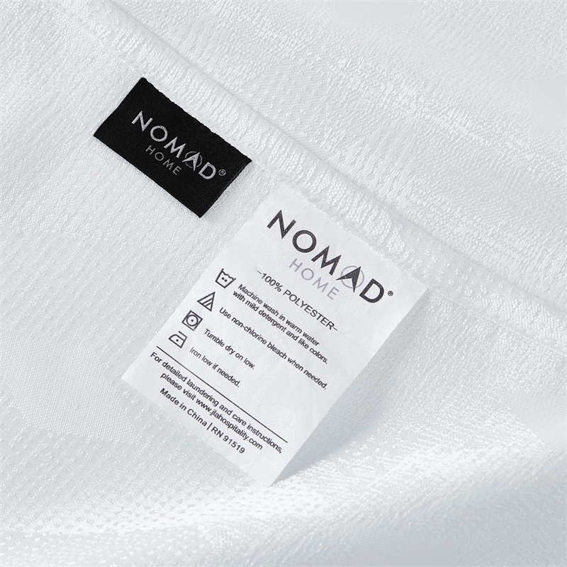 Olliix Nomad Home King Jacquard Essential Nova Coverlet in White