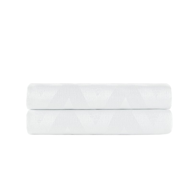 Olliix Nomad Home King Jacquard Essential Nova Coverlet in White