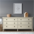 Olliix Madison Park Signature Beckett One Size Dresser in Antique Cream