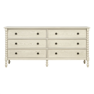 Olliix Madison Park Signature Beckett One Size Dresser in Antique Cream