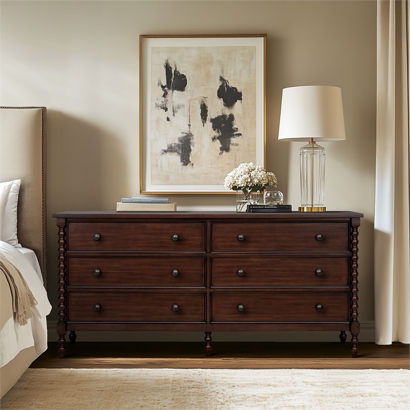 Olliix Madison Park Signature Beckett One Size Dresser in Morocco Brown