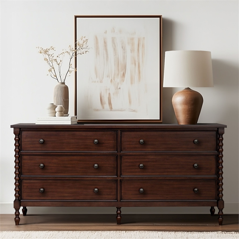 Olliix Madison Park Signature Beckett One Size Dresser in Morocco Brown