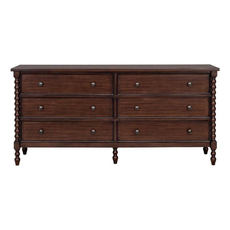 Olliix Madison Park Signature Beckett One Size Dresser in Morocco Brown