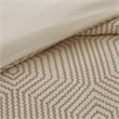 Olliix Madison Park Signature King Polyester Comforter Set in  Tan/Ivory