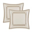 Olliix Madison Park Signature King Polyester Comforter Set in  Tan/Ivory