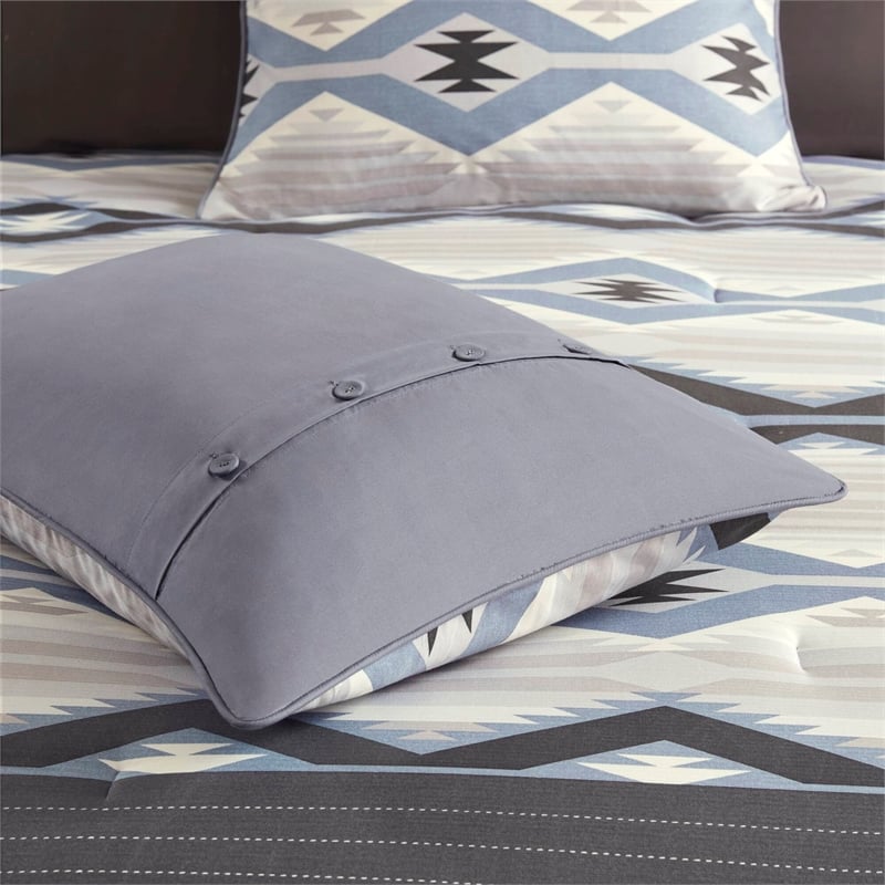 Olliix Woolrich Full Polyester Comforter Set in  Blue
