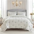 Olliix Intelligent Design Full/Queen Microfiber Quilt Set in  Blue
