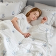 Olliix Intelligent Design Full/Queen Microfiber Quilt Set in  Blue