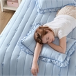 Olliix Intelligent Design Full/Queen Microfiber Quilt Set in  Blue