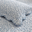 Olliix Madison Park Full/Queen Microfiber Quilt Set in  Blue