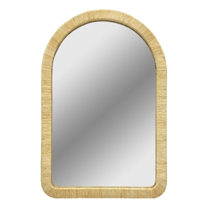 Olliix INK+IVY 39.00x26.00x1.20&quot Rattan Wall Mirror in Natural