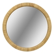 Olliix INK+IVY Round Rattan Wall Mirror in Natural