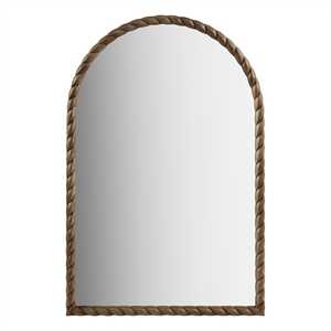 Olliix Madison Park 24&quotX36&quotX0.98&quot Glass Wall Mirror in Brown