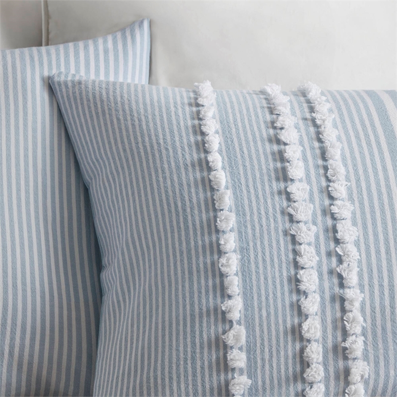 Olliix Harbor House Blue Full/Queen Cotton Comforter Set in Blue