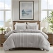 Olliix Harbor House Blue Full/Queen Cotton Comforter Set in Grey