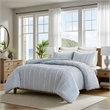 Olliix Harbor House Blue King Cotton Duvet Set in Blue
