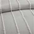 Olliix Harbor House Blue King Cotton Duvet Set in Grey
