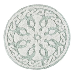 Olliix Madison Park 25&quotR Cotton Bath Rug in Sage