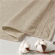 Olliix Comfort Spaces 12-Piece Cotton Bath Towel in Beige