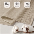 Olliix Comfort Spaces 12-Piece Cotton Bath Towel in Beige