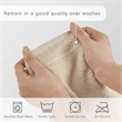 Olliix Comfort Spaces 12-Piece Cotton Bath Towel in Beige
