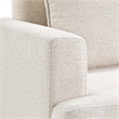 Olliix Madison Park One Size Wood Accent Chair in Beige