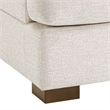 Olliix Madison Park One Size Wood Accent Chair in Beige