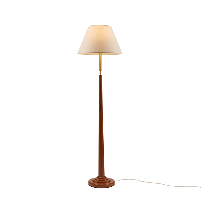 Olliix INK+IVY One Size Iron/Polyester Floor Lamps in White