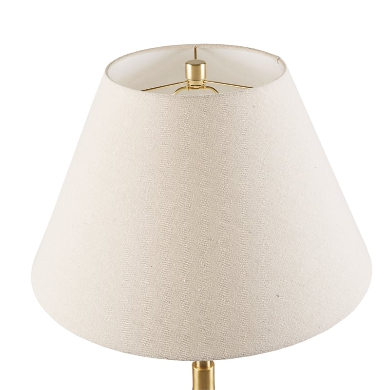 Olliix INK+IVY One Size Iron/Polyester Floor Lamps in White