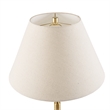 Olliix INK+IVY One Size Iron/Polyester Floor Lamps in White