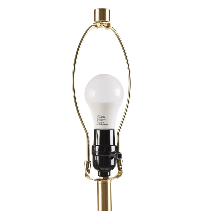 Olliix INK+IVY One Size Iron/Polyester Floor Lamps in White