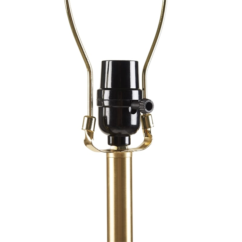 Olliix INK+IVY One Size Iron/Polyester Floor Lamps in White