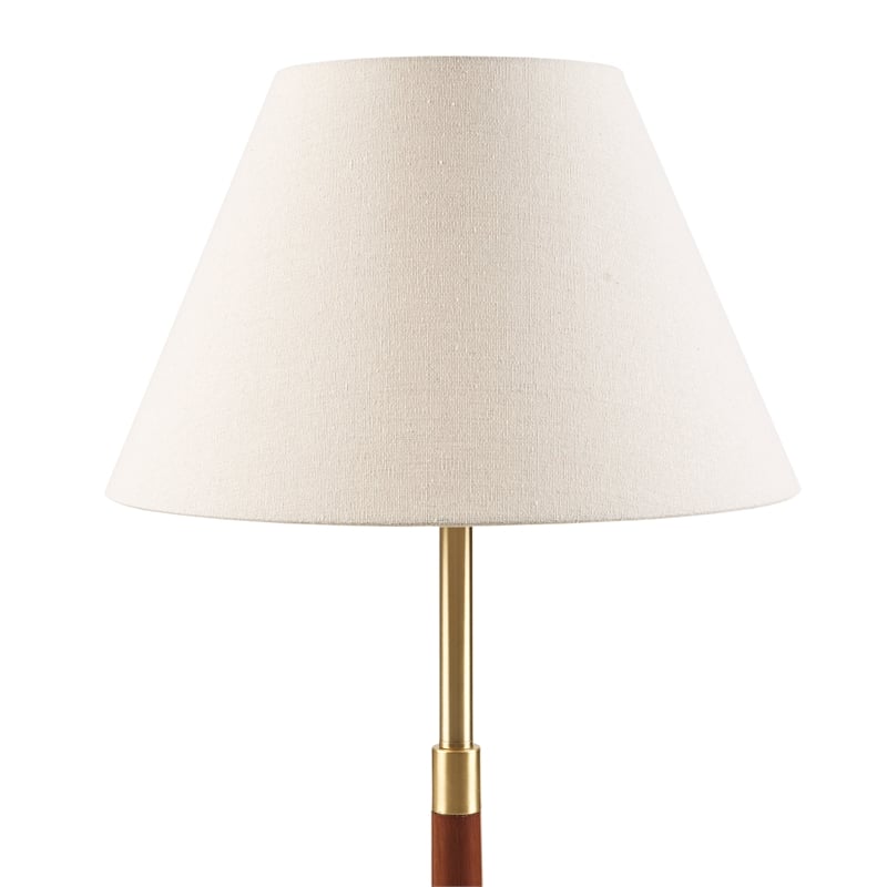 Olliix INK+IVY One Size Iron/Polyester Floor Lamps in White