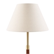 Olliix INK+IVY One Size Iron/Polyester Floor Lamps in White