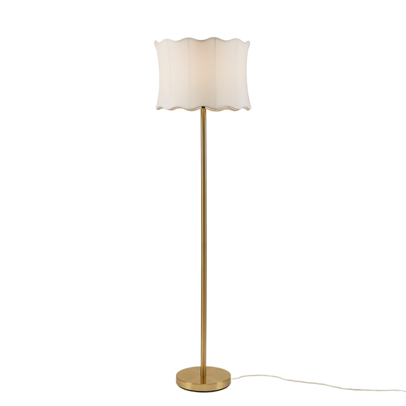 Olliix INK+IVY One Size Iron/Polyester Floor Lamps in White